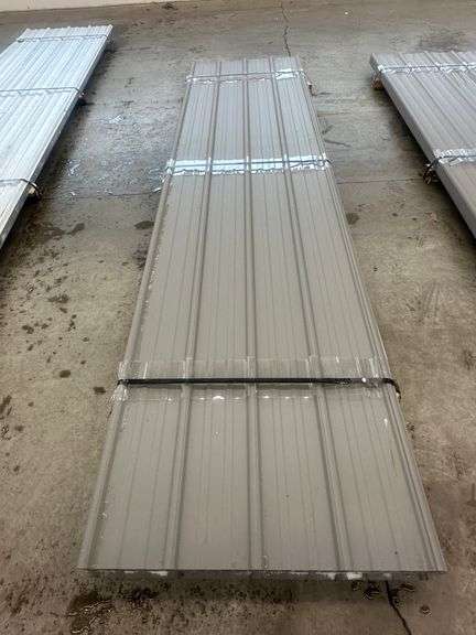 Slate Gray Corrugated Metal Panel 3'x12'