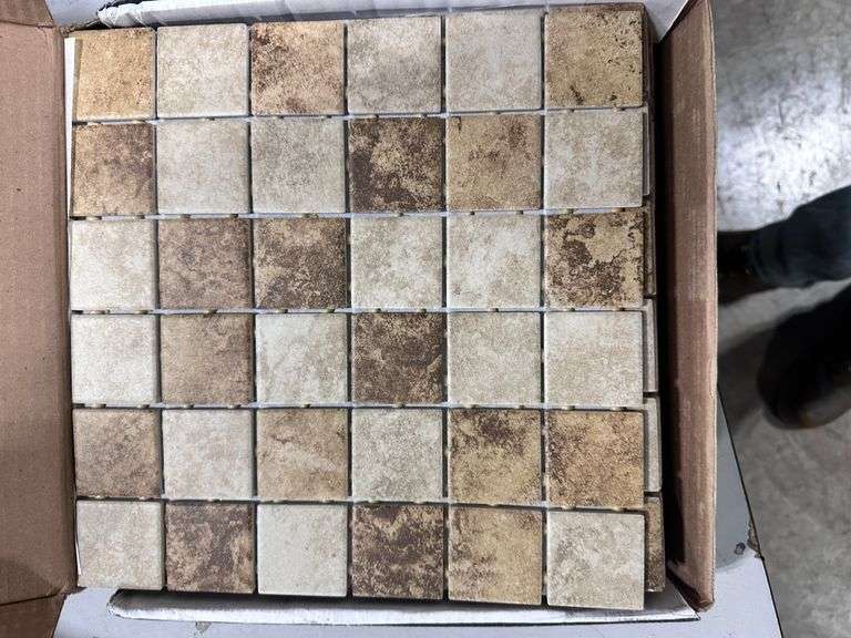 Daltile Rio Mesa Desert Sand Ceramic Mosaic Floor and Wall Tile (10 ...