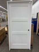 Interior 3 PNL Shaker Door 36"x80" LH (Unassembled)