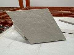 Crema Luna Leaf and Circle and Classico Diamond Shape Mosaic Tile 4 5/8"x4 5/8"
