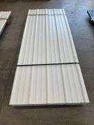 White Corrugated Metal Panel 3'x8'