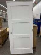Interior 3 PNL Shaker Door 36"x80" LH (Unassembled)