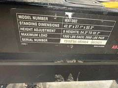 Evolution Portable & Adjustable Universal Miter Saw Stand With Folding