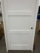 Interior 3 PNL Shaker Door 36"x80" LH (Unassembled)