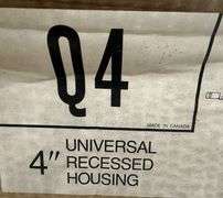 Omega Quick Light 4" Universal Recessed Housing #Q4
