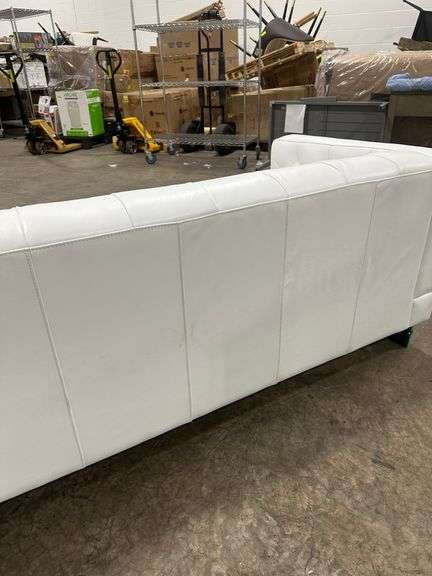 Abbyson Margaret Leather Sofa