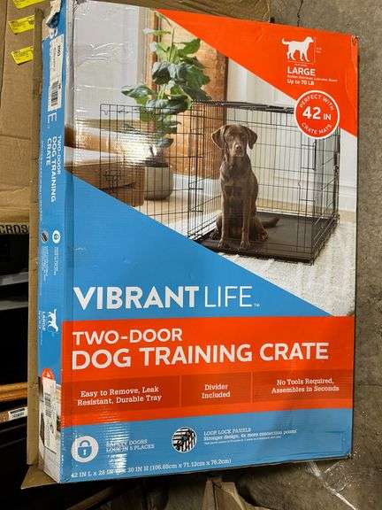 Vibrant Dog Crate Risers photo