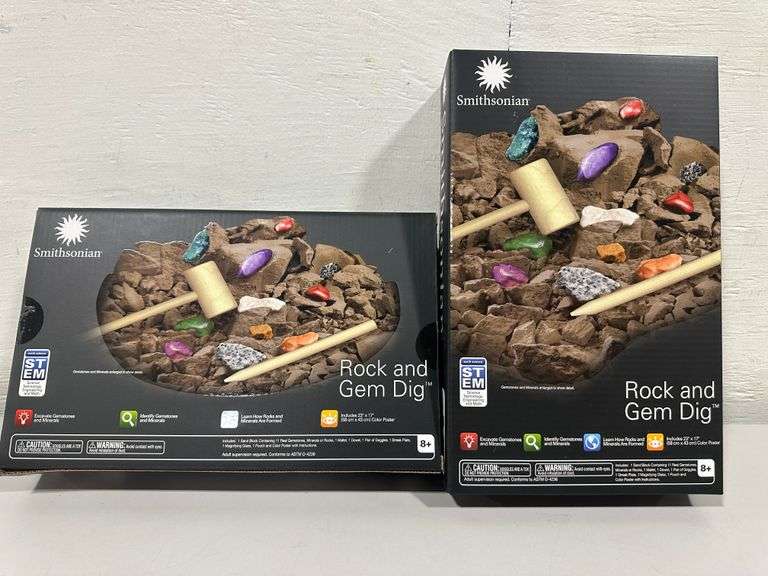 Smithsonian Rock And Gem Dig (2x) Lambrecht Auction, Inc.