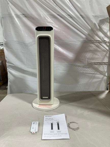 Airmate 25" Space Heater for Indoor Use with Smart Thermostat for Office, Garage, Bedroom