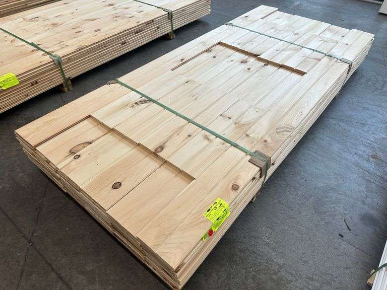 White Pine T&G Paneling V Grove 1"x8"x8'
