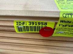 White Pine T&G Paneling V Grove 1"x8"x6'