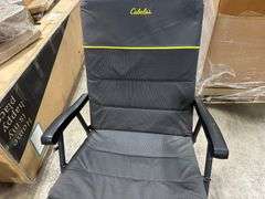 Cabela's Big Outdoorsman Rocker Camp Chair - Used - Lambrecht Auction, Inc.