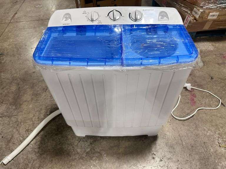 BANGSON Portable Washing Machine, Mini Twin Tub Washer and Dryer Combo