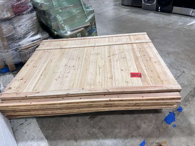 Outdoor Essentials 6' x 8' Cedar Tongue And Groove Solid Top Fence Panel (10x) Lambrecht