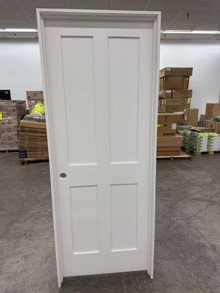 Interior 4 PNL Colonial Door 30"x80" RH (Unassembled)