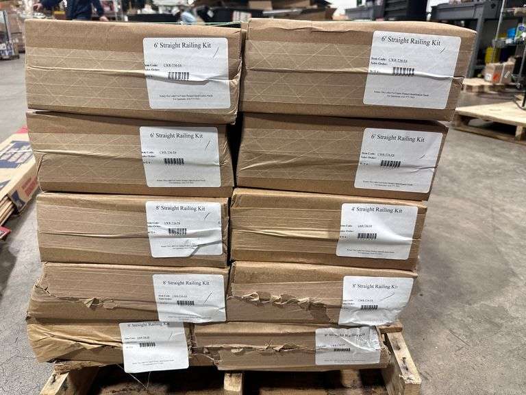 Weatherables Riviera 72 Feet Of 3Ft High White Vinyl Railing