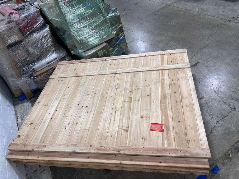 Outdoor Essentials 6' x 8' Cedar Tongue And Groove Solid Top Fence Panel (10x) Lambrecht