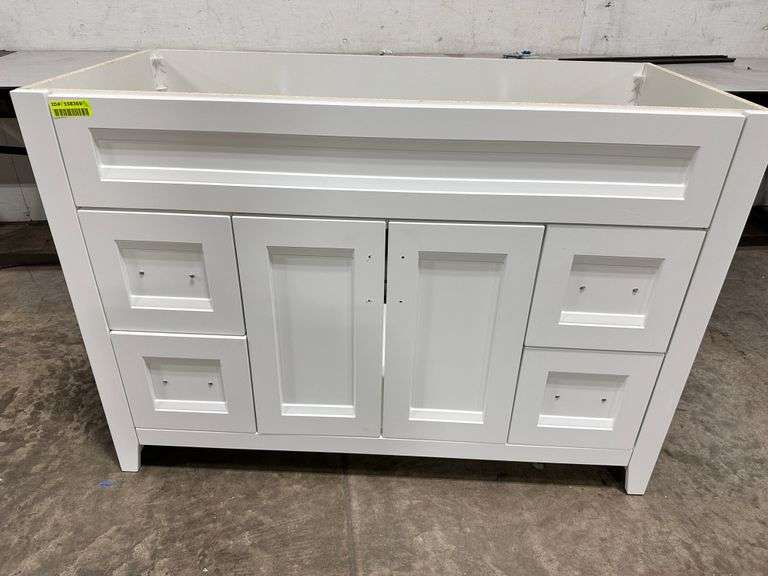 Home Decorators Collection Ridge 48 in. W x 22 in. D x 34 in. H Bath Vanity Cabinet without Top