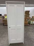 Interior 4 PNL Colonial Door 30"x80" RH (Unassembled)