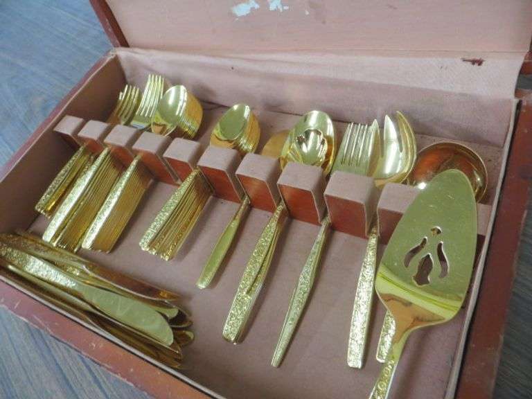 Couverts Rogers Cutlery Co Modern Living USA - Lot De 3 Pièces Service à Hôtesse