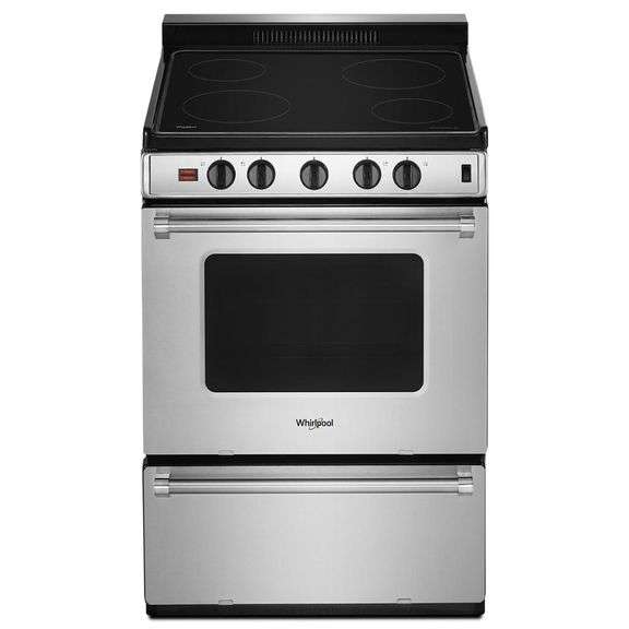 Whirlpool 24-inch Freestanding Electric Range with Upswept SpillGuard