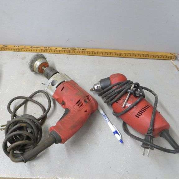 Milwaukee Corded Tools - 3/8" Hole Shooter, Angle Drill