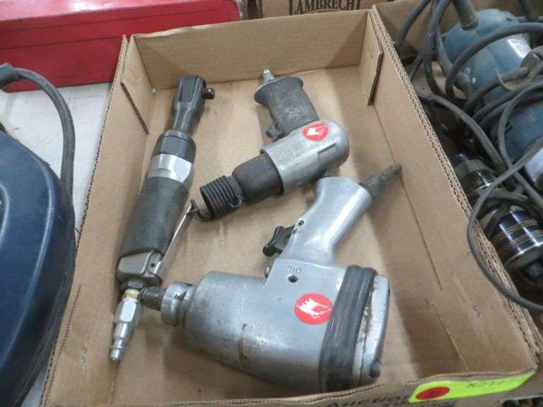 1/2" Air Impact, 3/8" Air Ratchet, Air Chisel