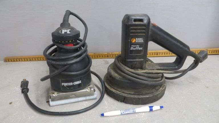 B&D Handy Buffer & Porter Cable Sander