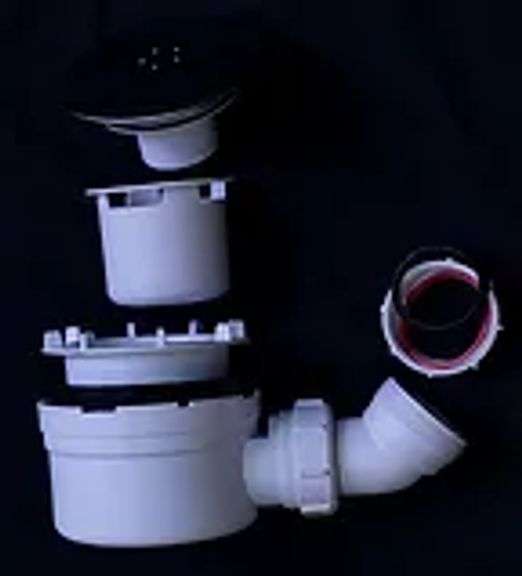 White Luxury Shower 32"x46" LHD, Jetted, With Many Accessories