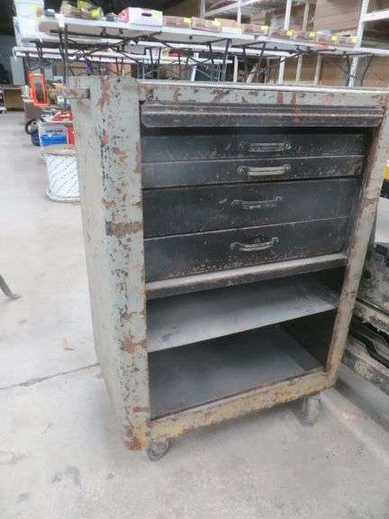 4-Drawer Rolling Tool Base Cabinet 39x27.5x18"