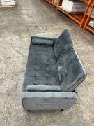 Gray Modern Style Loveseat