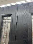 Exterior Fiberglass Deco Door With 2 Side Lites 63 1/2"x81 1/2" RH