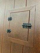 Exterior Fiberglass Deco Door With 2 Side Lites 63 1/2"x81 1/2" RH