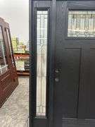 Exterior Fiberglass Deco Door With 2 Side Lites 63 1/2"x81 1/2" RH