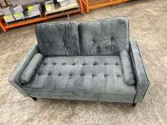 Gray Modern Style Loveseat