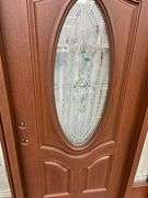 Exterior Fiberglass Deco Door With 2 Side Lites 63 1/2"x81 1/2" RH