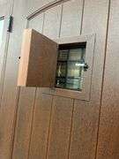 Exterior Fiberglass Deco Door With 2 Side Lites 63 1/2"x81 1/2" RH