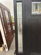 Exterior Fiberglass Deco Door With 2 Side Lites 63 1/2"x81 1/2" RH