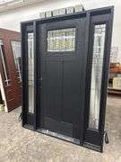 Exterior Fiberglass Deco Door With 2 Side Lites 63 1/2"x81 1/2" RH