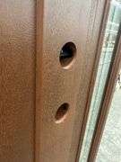 Exterior Fiberglass Deco Door With 2 Side Lites 63 1/2"x81 1/2" LH