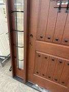 Exterior Fiberglass Deco Door With 2 Side Lites 63 1/2"x81 1/2" RH