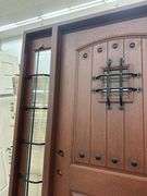 Exterior Fiberglass Deco Door With 2 Side Lites 63 1/2"x81 1/2" RH