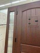 Exterior Fiberglass Deco Door With 2 Side Lites 63 1/2"x81 1/2" RH