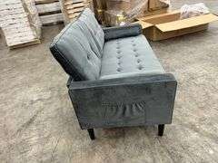 Gray Modern Style Loveseat