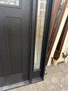 Exterior Fiberglass Deco Door With 2 Side Lites 63 1/2"x81 1/2" RH