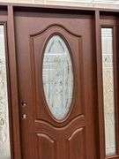 Exterior Fiberglass Deco Door With 2 Side Lites 63 1/2"x81 1/2" RH