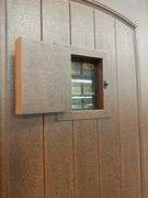 Exterior Fiberglass Deco Door With 2 Side Lites 63 1/2"x81 1/2" RH