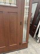 Exterior Fiberglass Deco Door With 2 Side Lites 63 1/2"x81 1/2" LH