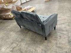 Gray Modern Style Loveseat