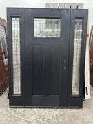 Exterior Fiberglass Deco Door With 2 Side Lites 63 1/2"x81 1/2" RH